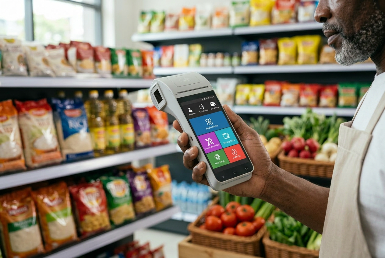 Grocery store POS in Tanzania