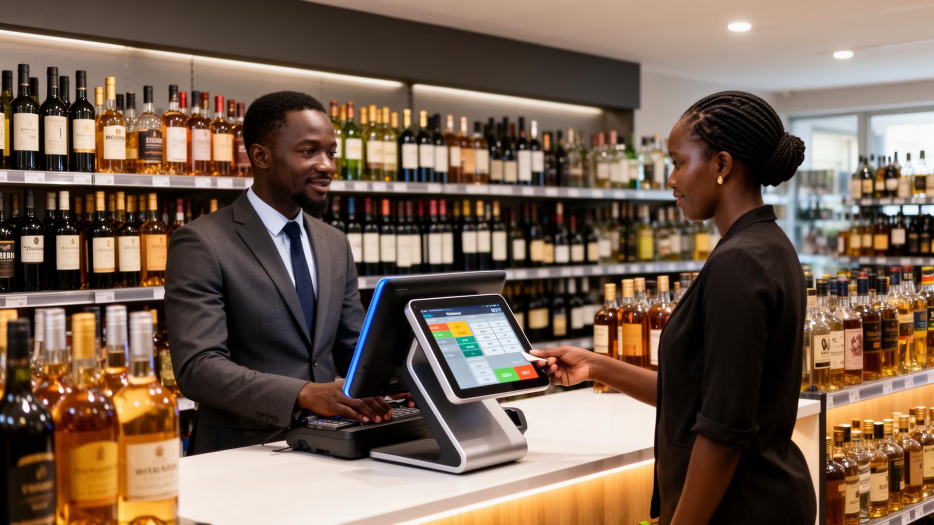 Liquor store POS in Tanzania